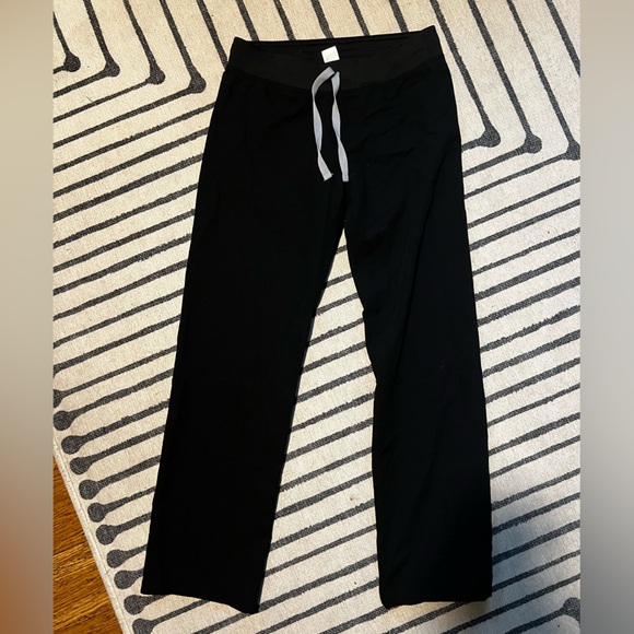 Figs Pants - Figs Black Scrub Bottom